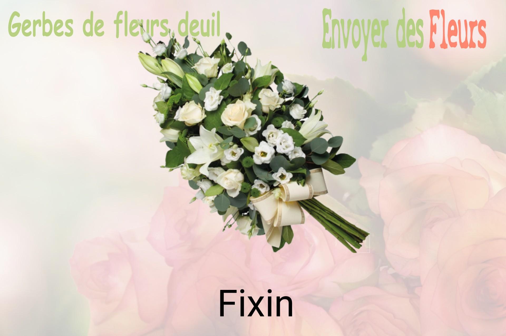 Gerbe de fleurs de deuil livrée à Fixin